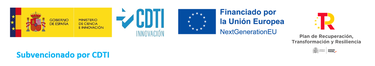 Logo CDTI funding bodies Logo CDTI funding bodies